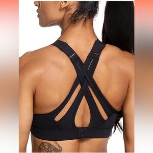 Yvette Sports Bra Criss Cross Back for Large Bust